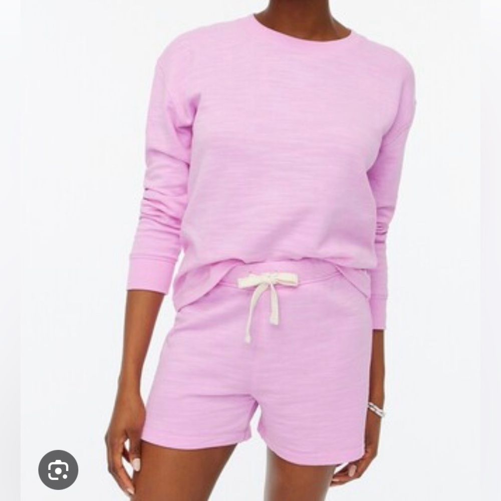 J.Crew Terry Cloth Lounge Set pink - Picture 6 of 6